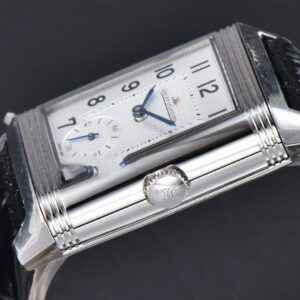 Master Reverso Tribute Small Seconds MGF 30x47MM White Circle Dial Black Leather Strap A854A - Image 19