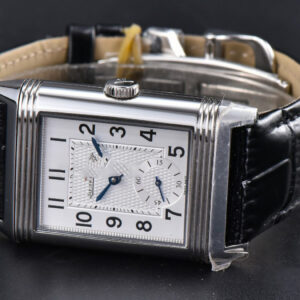 Master Reverso Tribute Small Seconds MGF 30x47MM White Circle Dial Black Leather Strap A854A - Image 21