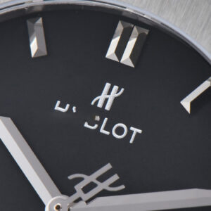 Classic Fusion 42mm SS JJ+F Black Dial Black Leather Strap A1110 - Image 2