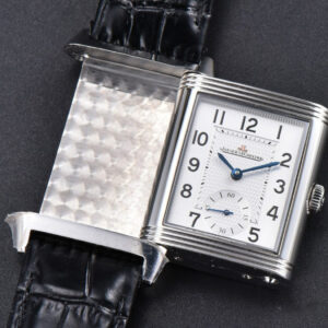 Master Reverso Tribute Small Seconds MGF 30x47MM White Circle Dial Black Leather Strap A854A - Image 22