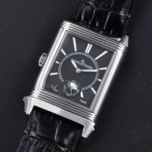 Master Reverso Tribute Small Seconds MGF 30x47MM White Circle Dial Black Leather Strap A854A - Image 23