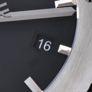 Classic Fusion 42mm SS JJ+F Black Dial Black Leather Strap A1110 - Image 4