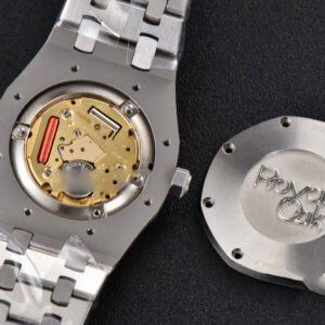 Royal Oak Ladies 33mm 8F Diamond Black Dial SS Bracelet Swiss Quartz - Image 15