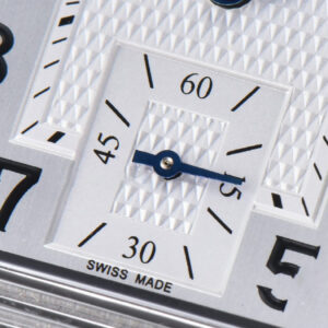 Master Reverso Tribute Small Seconds MGF 30x47MM White Square Dial Black Leather Strap A854A - Image 16