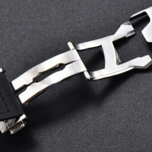 Classic Fusion 42mm SS JJ+F Black Dial Black Leather Strap A1110 - Image 16