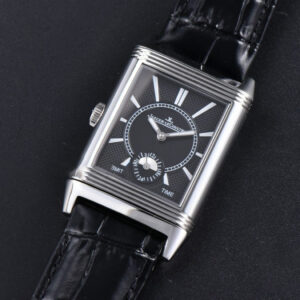 Master Reverso Tribute Small Seconds MGF 30x47MM White Square Dial Black Leather Strap A854A - Image 23