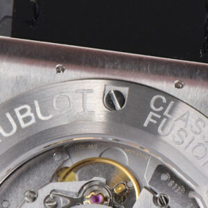 Classic Fusion 42mm SS JJ+F Gray Dial Black Leather Strap A1110 - Image 3