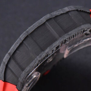 RM035-02 Real NTPT ZF Skeleton Dial on Red Rubber Strap NH05A V5 - Image 6