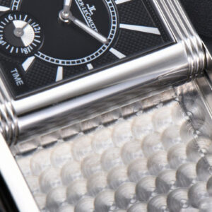 Master Reverso Tribute Small Seconds MGF 30x47MM White Square Dial Black Leather Strap A854A - Image 25