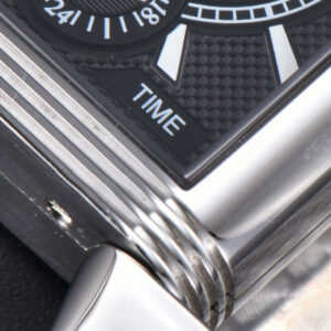 Master Reverso Tribute Small Seconds MGF 30x47MM White Square Dial Black Leather Strap A854A - Image 29