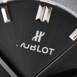 Classic Fusion 42mm SS JJ+F Gray Dial Black Leather Strap A1110 - Image 12