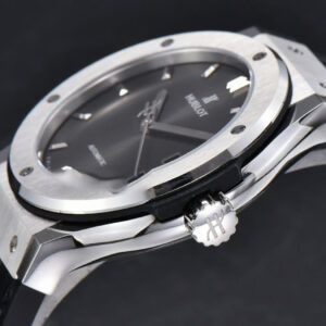 Classic Fusion 42mm SS JJ+F Gray Dial Black Leather Strap A1110 - Image 14