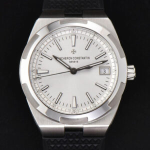 Overseas 4500V 41mm ZF White Dial Black Rubber Strap A5100