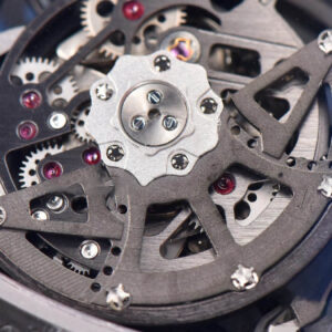 RM035-02 Real NTPT ZF Skeleton Dial on Red Rubber Strap NH05A V5 - Image 16