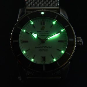 SuperOcean Heritage II GF 42MM White Dial Black Bezel SS bracelet A2824 - Image 23