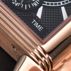 Master Reverso Tribute Small Seconds MGF 30x47MM RG White Square Dial Black Leather Strap A854A - Image 29