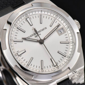 Overseas 4500V 41mm ZF White Dial Black Rubber Strap A5100 - Image 8
