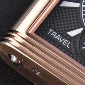 Master Reverso Tribute Small Seconds MGF 30X47MM RG White Dial YG Hands Black Leather Strap A854A - Image 27