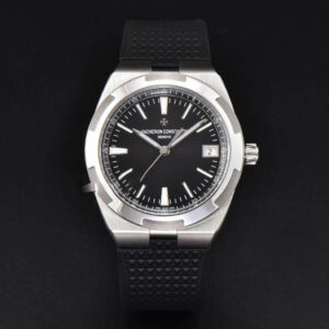 Overseas 4500V 41mm ZF Black Dial Black Rubber Strap A5100 - Image 3