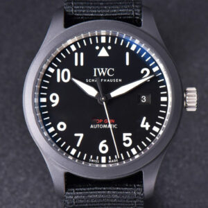 Pilot Top Gun IW326901 MKSF 41MM Black Nylon Strap 9015