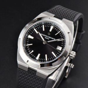 Overseas 4500V 41mm ZF Black Dial Black Rubber Strap A5100 - Image 4