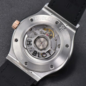 Classic Fusion 42mm RG/SS JJ+F Black Dial Black Leather Strap A1110 - Image 29