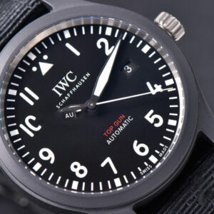 Pilot Top Gun IW326901 MKSF 41MM Black Nylon Strap 9015 - Image 6