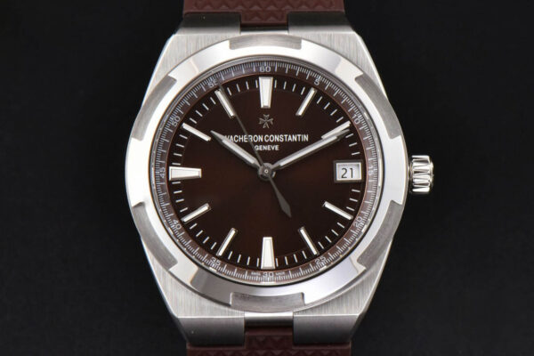 Overseas 4500V 41mm ZF Brown Dial Brown Rubber Strap A5100