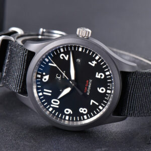 Pilot Top Gun IW326901 MKSF 41MM Black Nylon Strap 9015 - Image 10
