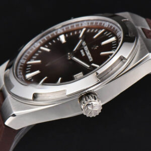 Overseas 4500V 41mm ZF Brown Dial Brown Rubber Strap A5100 - Image 2