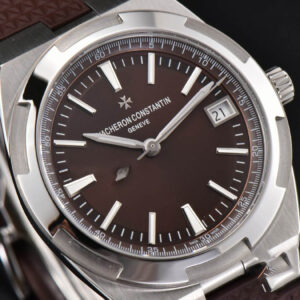 Overseas 4500V 41mm ZF Brown Dial Brown Rubber Strap A5100 - Image 3