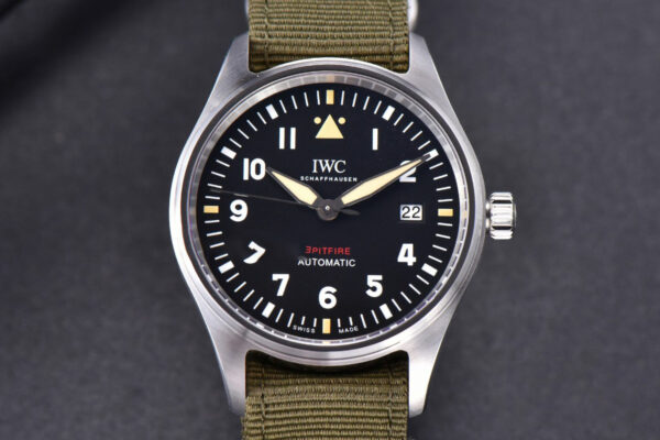 Mark XVIII IW326801 MKSF 40MM Black Dial Green Nato Strap 9015