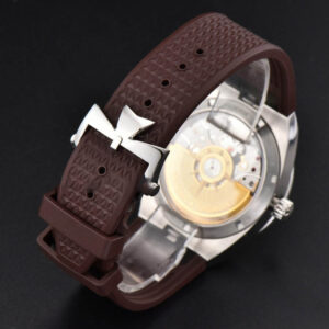 Overseas 4500V 41mm ZF Brown Dial Brown Rubber Strap A5100 - Image 7