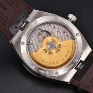 Overseas 4500V 41mm ZF Brown Dial Brown Rubber Strap A5100 - Image 13