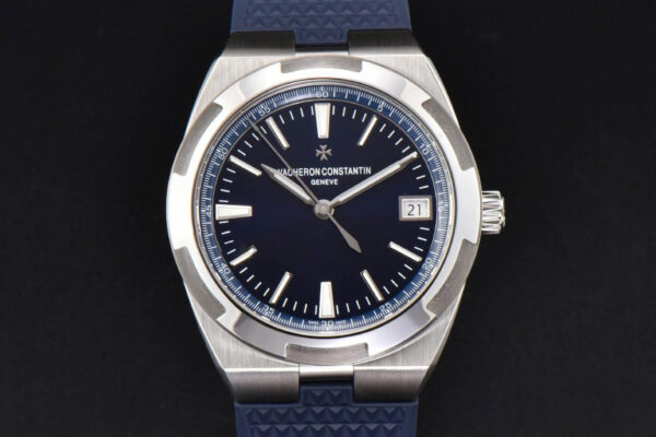 Overseas 4500V 41mm ZF Blue Dial Blue Rubber Strap A5100