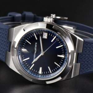 Overseas 4500V 41mm ZF Blue Dial Blue Rubber Strap A5100 - Image 3