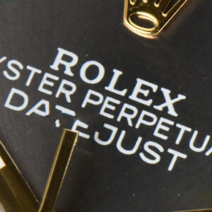 DateJust 36MM YG/SS BPF Smooth Wimbledon Gray Dial Green Marker Jubilee Bracelet A2824 - Image 5