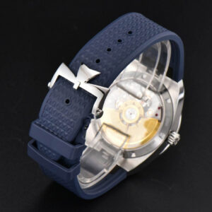 Overseas 4500V 41mm ZF Blue Dial Blue Rubber Strap A5100 - Image 6
