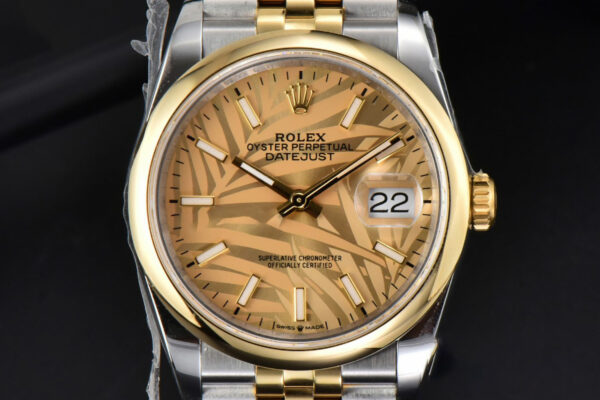 DateJust 36MM YG/SS BPF Smooth YG Plam Dial Jubilee Bracelet A2824