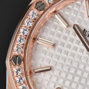Royal Oak Ladies 33mm RG 8F Diamond White Dial RG Bracelet Swiss Quartz - Image 7