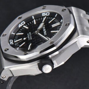 Royal Oak Offshore Diver 15703 42mm GF Black Dial Black Rubber Strap A2824 - Image 6