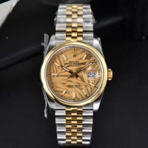 DateJust 36MM YG/SS BPF Smooth YG Plam Dial Jubilee Bracelet A2824 - Image 4