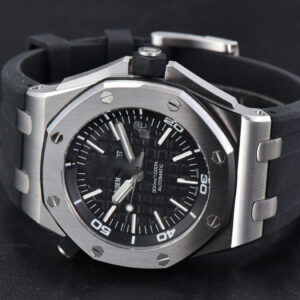 Royal Oak Offshore Diver 15703 42mm GF Black Dial Black Rubber Strap A2824 - Image 5