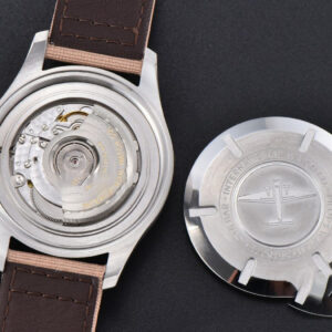 Mark XVIII IWC327017 V7F 40MM White Dial Beige Leather Strap V7F A2892 - Image 9