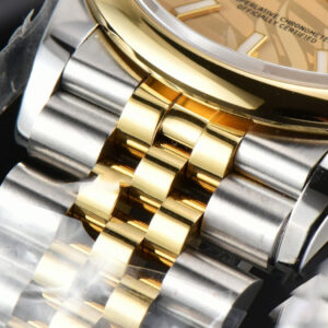 DateJust 36MM YG/SS BPF Smooth YG Plam Dial Jubilee Bracelet A2824 - Image 11