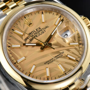 DateJust 36MM YG/SS BPF Smooth YG Plam Dial Jubilee Bracelet A2824 - Image 12