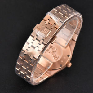 Royal Oak Ladies 33mm RG 8F Diamond White Dial RG Bracelet Swiss Quartz - Image 17