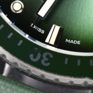 Fifty Fathoms Bathyscaphe 43mm GF Ceramic Green Dial Green Sail-Canvas Strap A1315 - Image 20