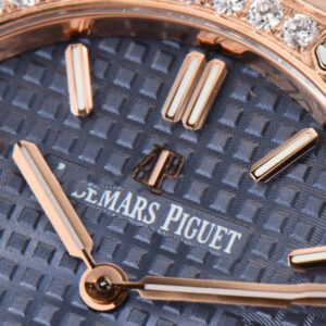 Royal Oak Ladies 33mm RG 8F Diamond Blue Dial RG Bracelet Swiss Quartz - Image 16
