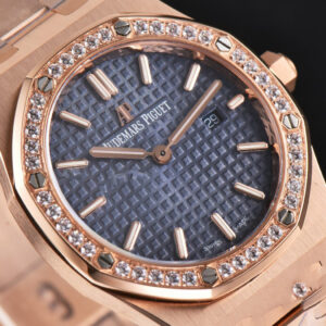 Royal Oak Ladies 33mm RG 8F Diamond Blue Dial RG Bracelet Swiss Quartz - Image 22